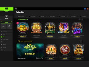 888 Casino games