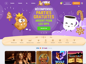 Cookie Casino website